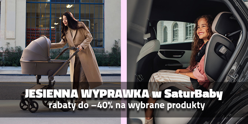 Jesienna wyprawka z SaturBaby – do -40% na wybrane produkt