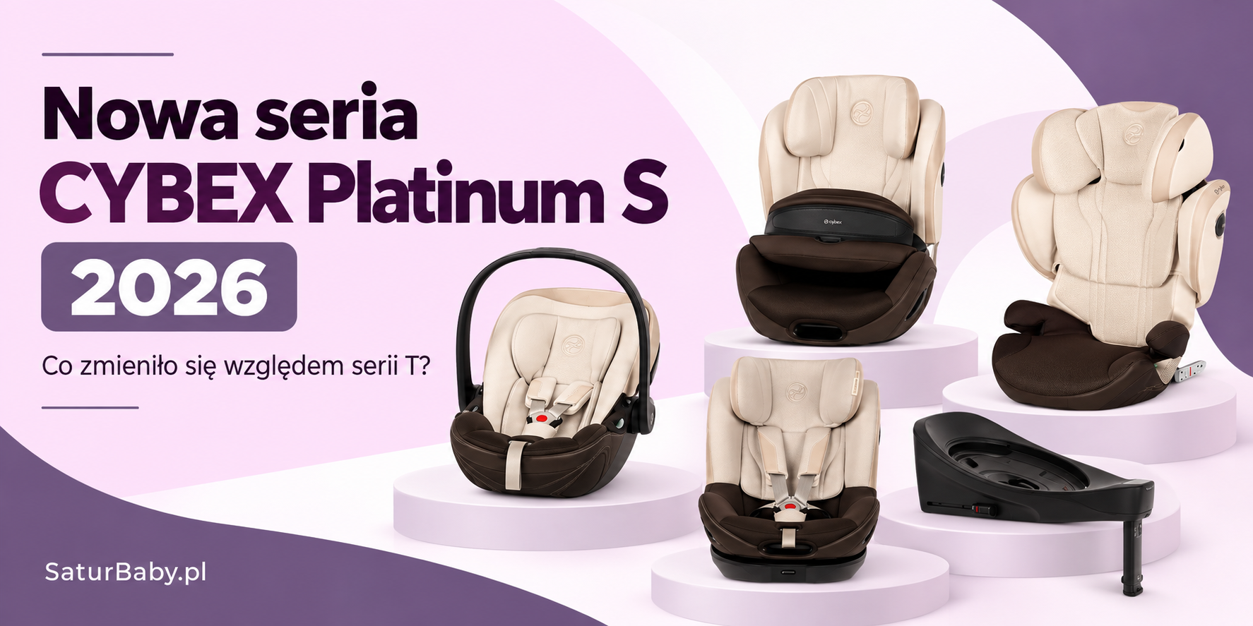 Nowa seria CYBEX Platinum S 2026 – co zmieniło się względem serii T?