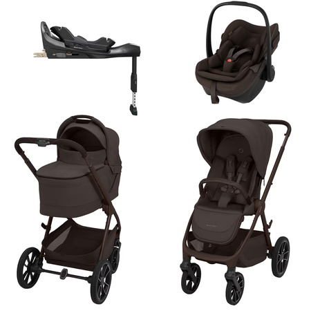 Maxi-Cosi Oxford+ 4w1 z Pebble Slide Pro i bazą Espresso Brown