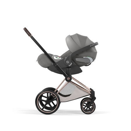 Cybex Priam 5.0 Rosegold City Grey zestaw 3w1 z fotelikiem Cloud T i-Size