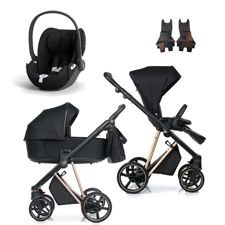 Roan IVI 2.0 Raven zestaw 3 w 1 z fotelikiem Cybex Cloud T