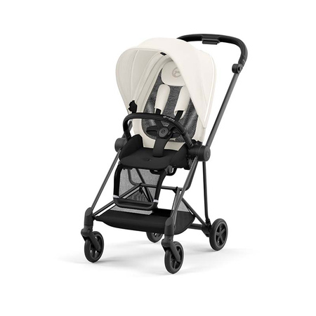 Cybex Mios Matt Black OFF WHITE wózek spacerowy