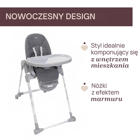 Chicco Polly Armonia Carrara Krzesełko do karmienia