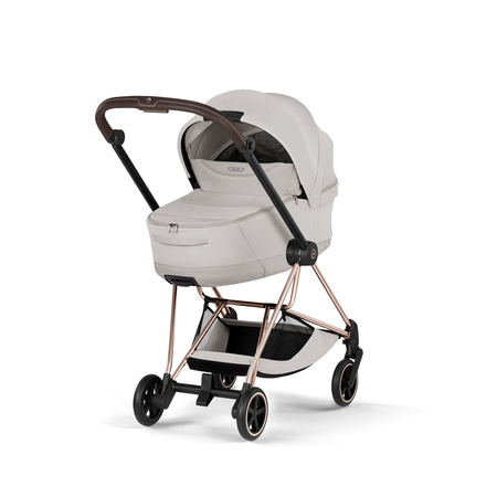 Cybex Mios 4.0 Style Rosegold City Grey zestaw 3w1 z fotelikiem Cloud T i-Size