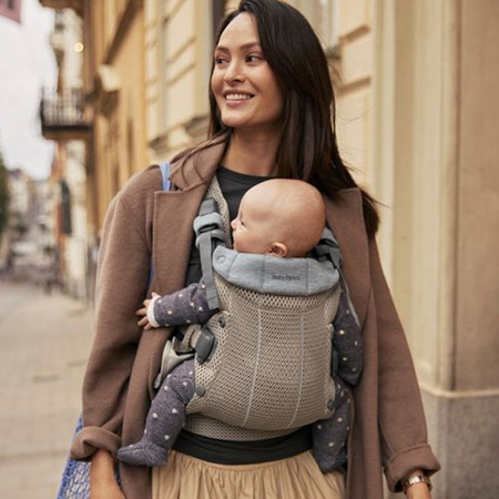 BabyBjorn nosidełko Harmony 3D Mesh Srebrny