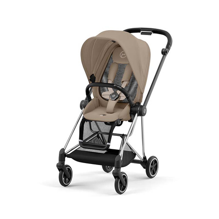 Cybex Mios Chrome Black Cozy Beige wózek spacerowy