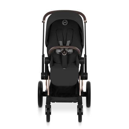 Cybex Priam 5.0 Comfort Rosegold Sepia Black zestaw 3w1 z fotelikiem Cloud T i-Size