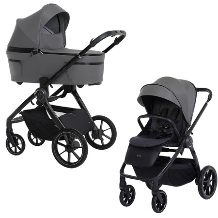 Espiro Yoga Grey Zen Voice of Nature wózek 3w1 z fotelikiem Cybex Cloud T i-Size Plus