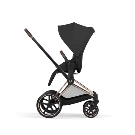 Cybex Priam 5.0 Comfort Rosegold Sepia Black wózek 2w1 głęboko-spacerowy