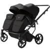 Adamex Leo Standard Black wózek bliźniczy 2w1