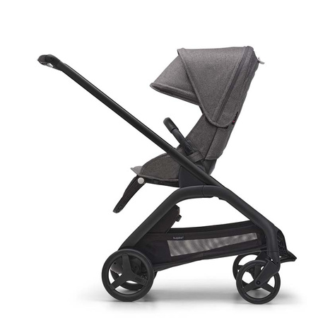 Bugaboo Dragonfly wózek spacerowy rama Black/Grey Melange-Grey Melange