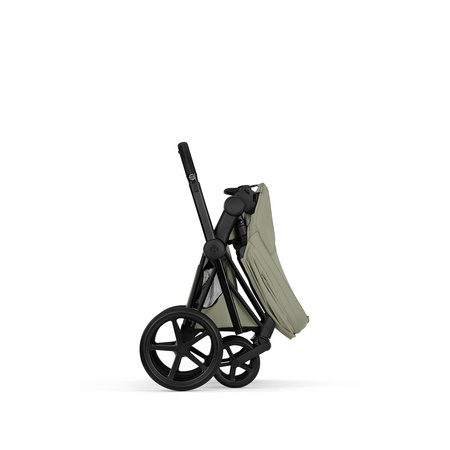 Cybex Priam 5.0 Matt Black Sage Green zestaw 3w1 z fotelikiem Cloud T i-Size