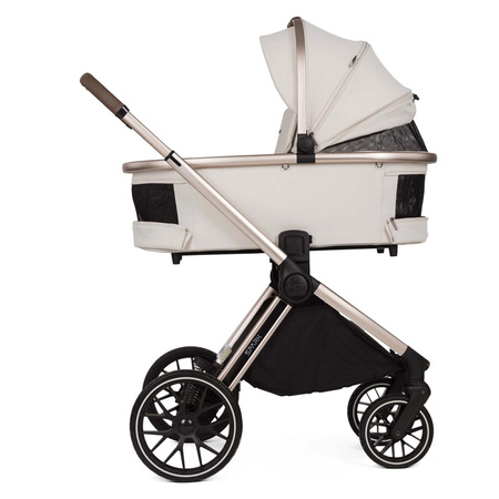 Adamex Spark Champagne wózek 2w1 głęboko-spacerowy