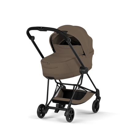 Cybex Mios 4.0 Style Matt Black Coconut Brown zestaw 3w1 z fotelikiem Cloud T i-Size