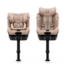 Cybex Sirona Si Comfort Cozy Beige fotelik samochodowy z bazą S zestaw 61-105 cm