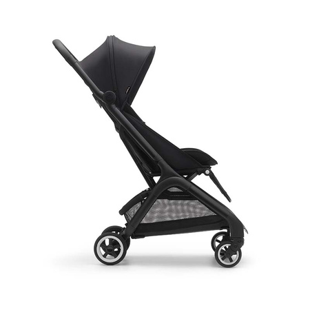 Bugaboo Butterfly Midnight Black zestaw z pałąkiem i torbą transportową