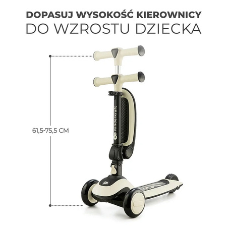 Kinderkraft Halley rowerek biegowy i trójkołowa hulajnoga