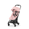 Cybex Coya Matt Black Peach Pink wózek spacerowy