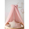 Waldin Tiulowy baldachim do łóżeczka Rose + stelaż na baldachim