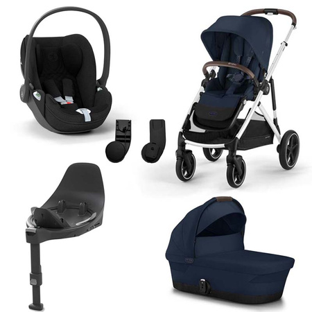 Cybex Gazelle S 4w1 Ocean Blue z fotelikiem Cloud T i-Size PLUS  i bazą T