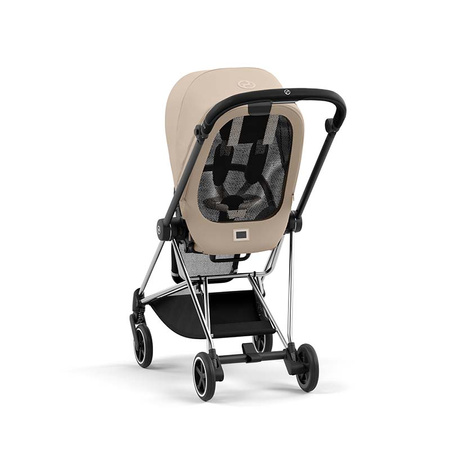 Cybex Mios Chrome Black Cozy Beige wózek spacerowy