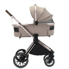 Adamex Spark Champagne Latte wózek 2w1 głęboko-spacerowy