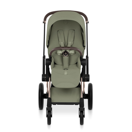 Cybex Priam 5.0 Rosegold Sage Green wózek 2w1 głęboko-spacerowy