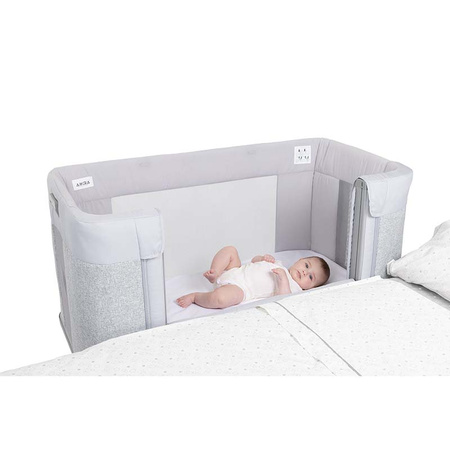 Chicco Next2Me Forever Ash Grey łóżeczko dostawne 3w1