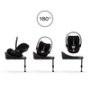 Cybex Cloud G3 Moon Black fotelik z bazą G3 zestaw 0-13 kg