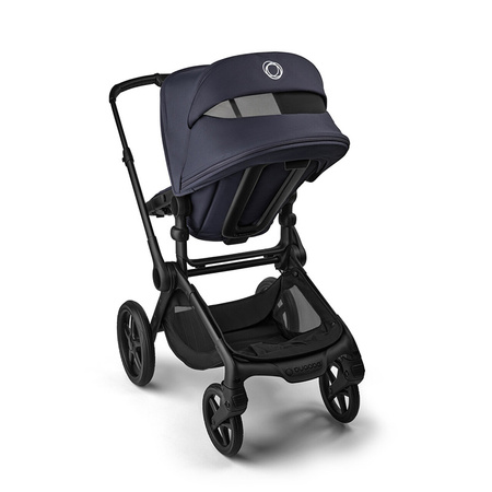 Bugaboo Fox 5 Renew Komplet Black/Deep Indigo wózek 2w1 głęboko-spacerowy