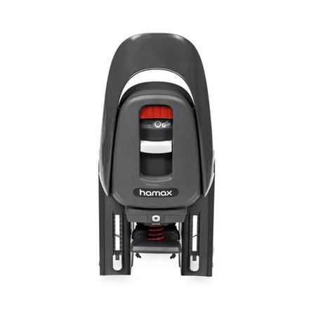 Hamax Caress Dark Grey/Red fotelik rowerowy montowany na bagażniku