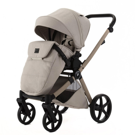 Adamex Alfa Natura Vanilla wózek 2w1 głęboko-spacerowy