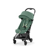 Cybex Coya Matt Black Leaf Green wózek spacerowy