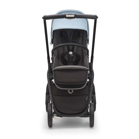 Bugaboo Dragonfly wózek spacerowy rama Black/Grey Melange-Skyline Blue