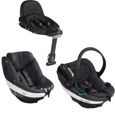 BeSafe Beyond Antracyt Mesh zestaw modułowy z bazą Beyond