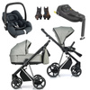 Roan IVI 2.0 Tea Leaf zestaw 4 w 1 z fotelikiem Maxi Cosi Cabriofix i bazą isofix