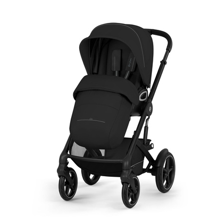 Cybex Talos S Lux 2026 ze składaną gondolą wózek 2w1 głęboko-spacerowy Moon Black
