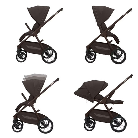 Maxi-Cosi Oxford+ 4w1 z Pebble Slide Pro i bazą Espresso Brown