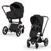 Cybex Priam 5.0 Rosegold Sepia Black zestaw 3w1 z fotelikiem Cloud T i-Size