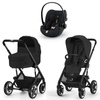 Cybex Talos S Lux Moon Black wózek 3w1 z fotelikiem Cybex Cloud G i-Size PLUS 