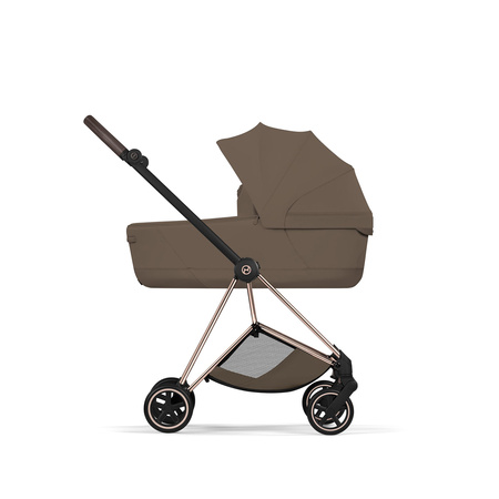 Cybex Mios 4.0 Style Rosegold Coconut Brown zestaw 3w1 z fotelikiem Cloud T i-Size
