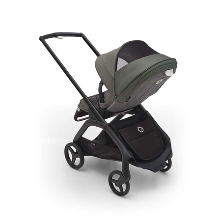 Bugaboo Dragonfly wózek spacerowy rama Black/Grey Melange-Forest Green