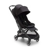 Bugaboo Butterfly Midnight Black zestaw z pałąkiem i torbą transportową