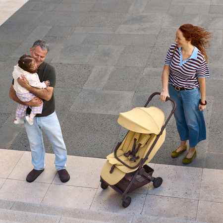 Anex Air-Q Karamell wózek 2w1 głęboko-spacerowy