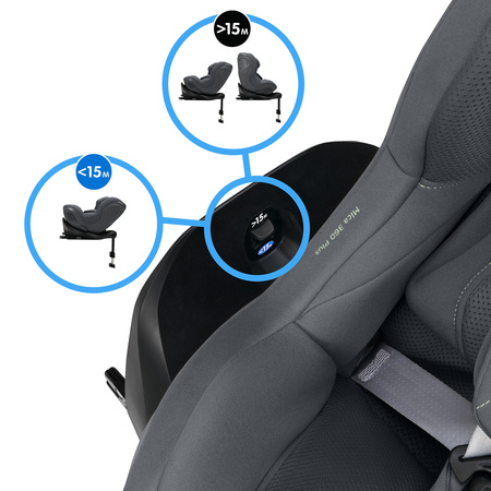 Maxi Cosi Mica 360 Plus Authentic Graphite fotelik samochodowy 61-105 cm