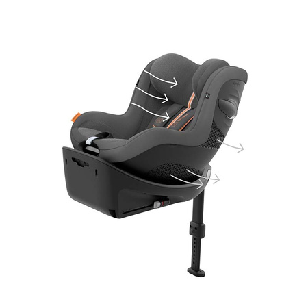 Cybex Sirona G i-Size Lava Grey Plus fotelik samochodowy 61-105 cm (9-18 kg)