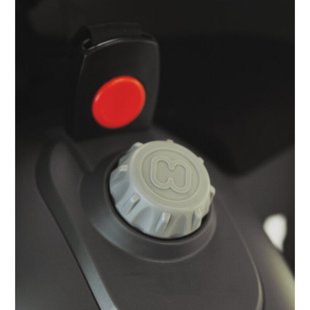 Hamax Caress Dark Grey/Red fotelik rowerowy montowany na ramie