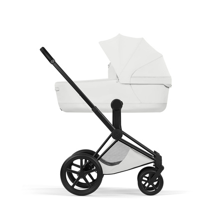 Cybex Priam 5.0 Matt Black Off White zestaw 3w1 z fotelikiem Cloud T i-Size