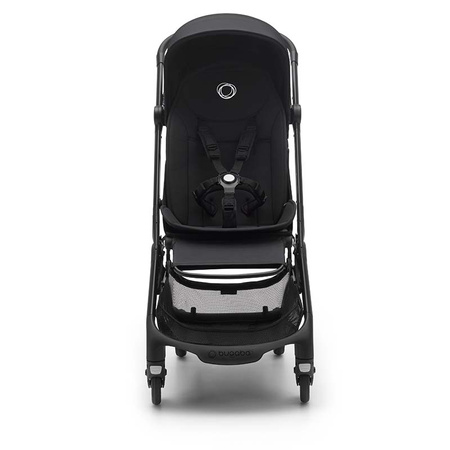 Bugaboo Butterfly Midnight Black zestaw z pałąkiem i torbą transportową
