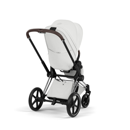 Cybex Priam 5.0 Chrome Brown Off White zestaw 3w1 z fotelikiem Cloud T i-Size